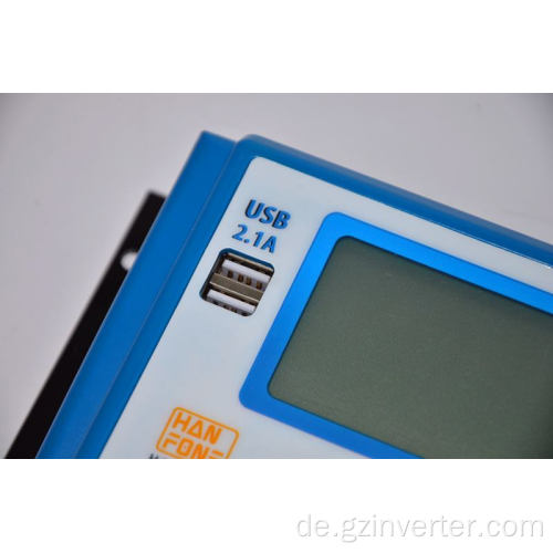 60A PWM Solar Ladelegierer mit LCD -Anzeige